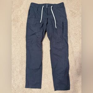 Vuori Mens Blue Ripstop Pants. Large.Amazing everyday pants and very comfortable